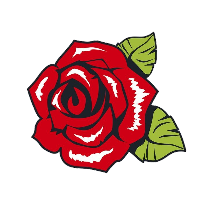 Red Rose Flower clipart Png