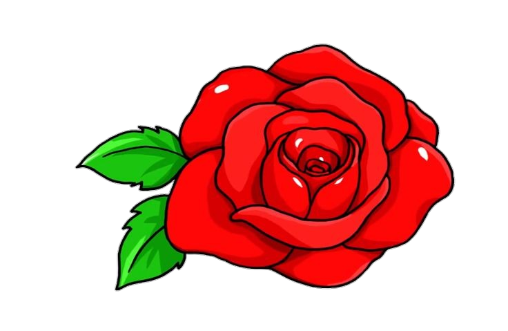 Red Rose Flower clipart Png