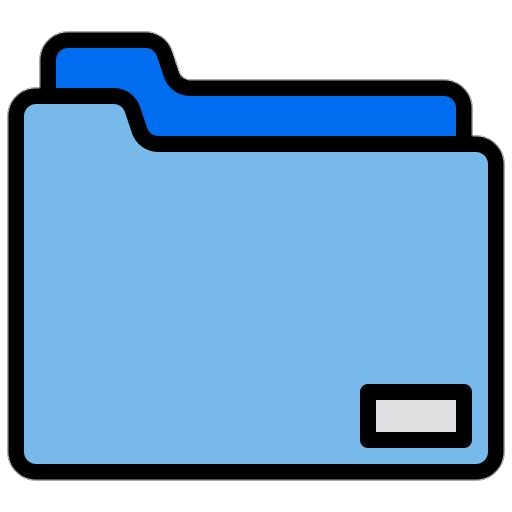 blue Folder Icon Png