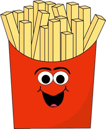 Cartoon French Fries Png