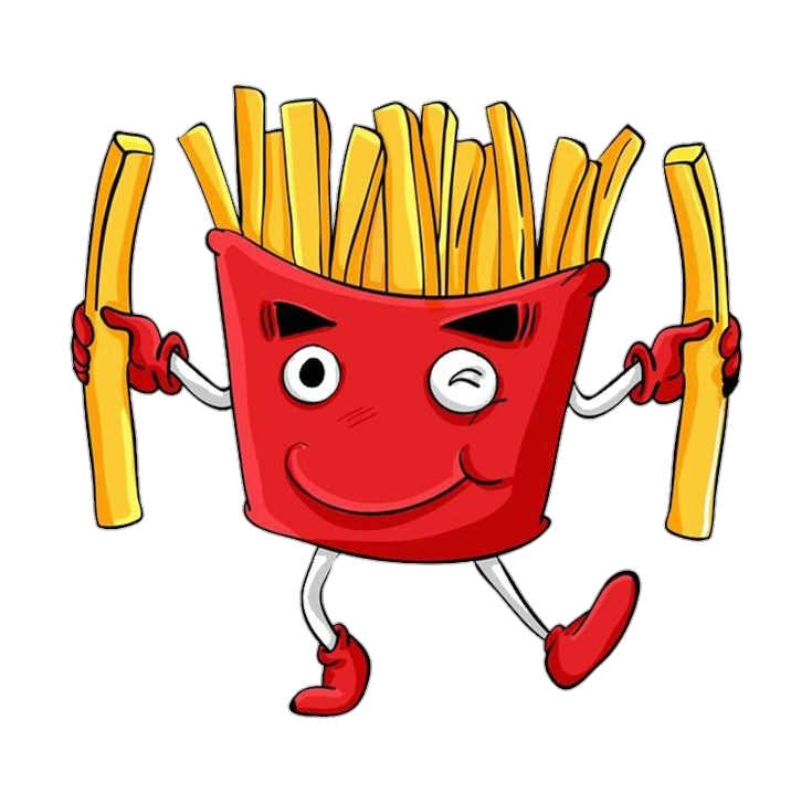 French Fries Cartoon Png