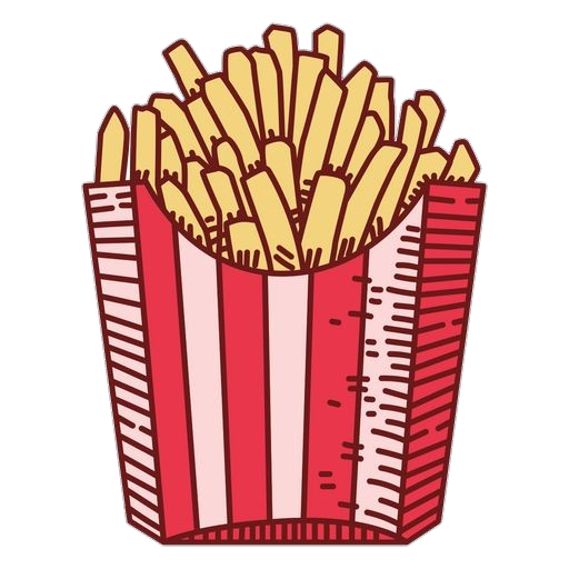 French Fries Vector Png