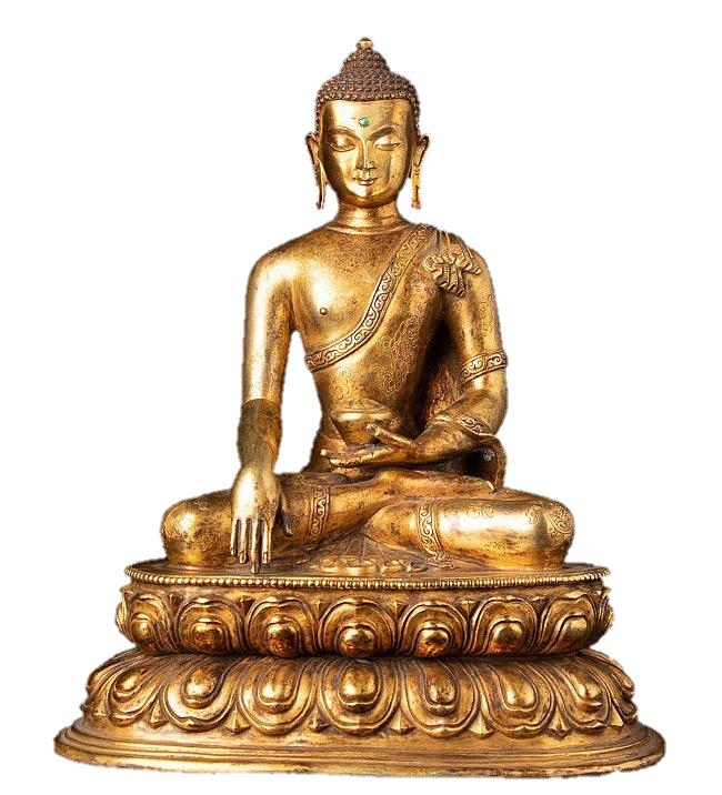 Golden Gautam Buddha Png