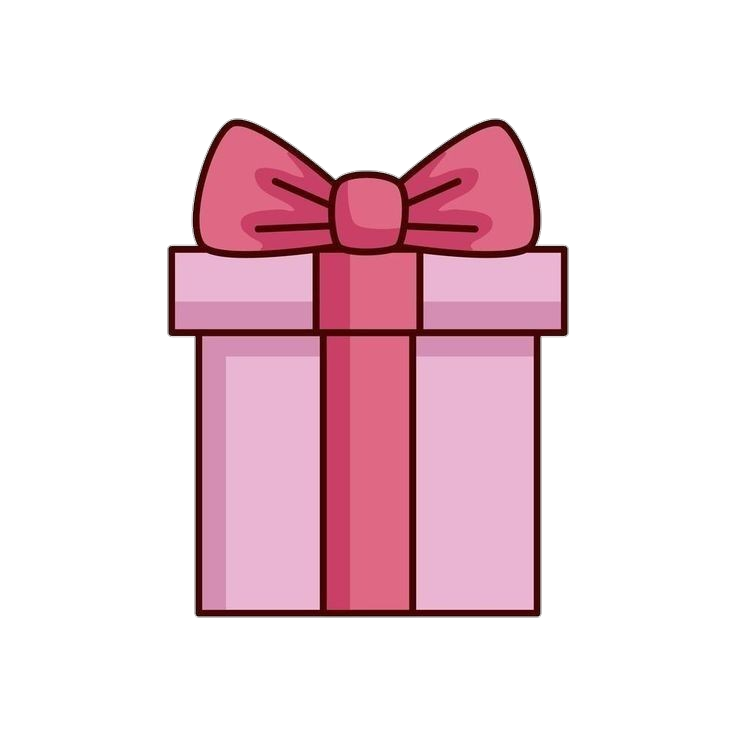 Pink Gift Box Vector Png