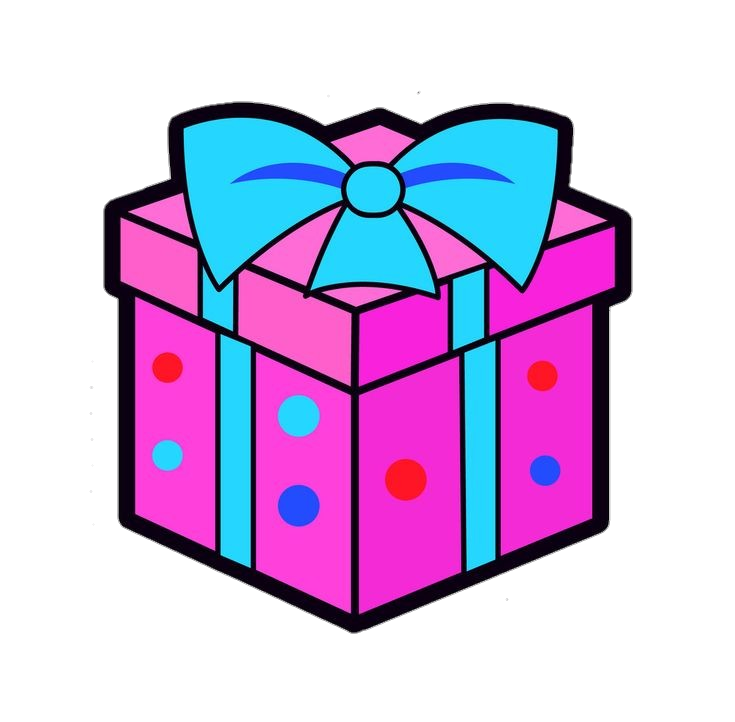 Pink Gift Box clipart Png