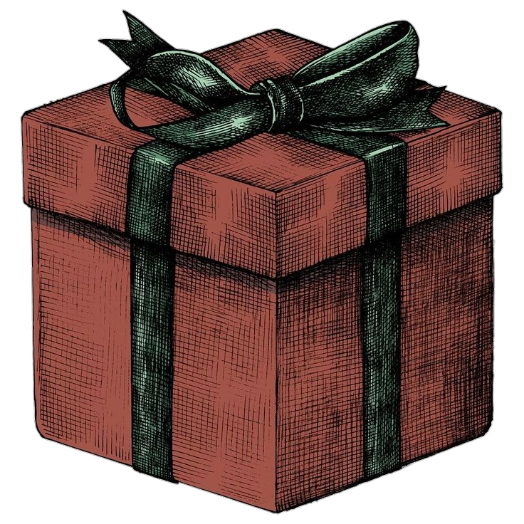 Aesthetic Gift Box Png