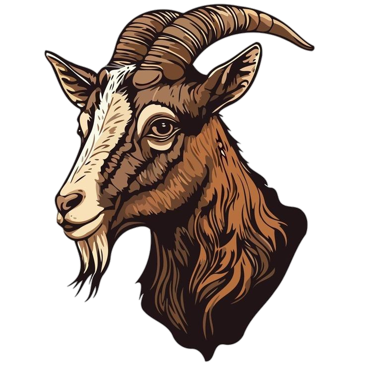 Goat Face Logo Png