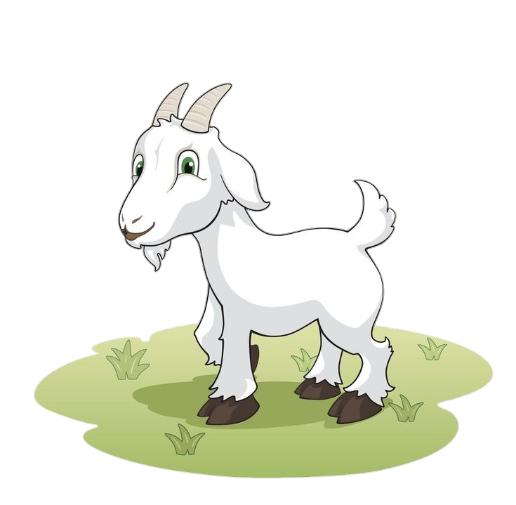 White Goat clipart Png