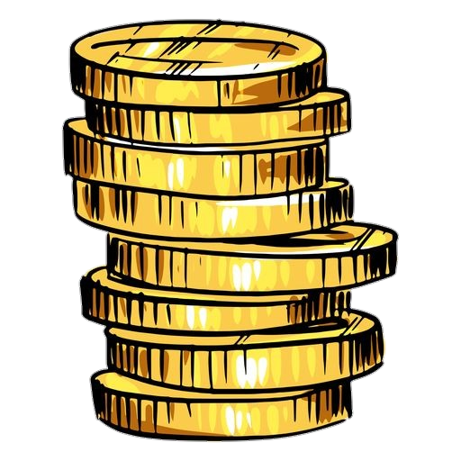 Gold Coins clipart Png