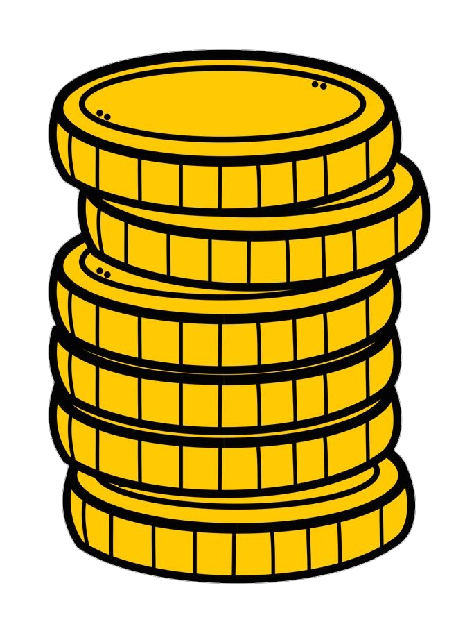 Gold Coins clipart Png