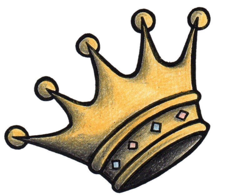Gold Crown Drawing Png
