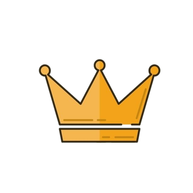 Simple Gold Crown Logo Png