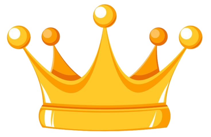 Golden Crown clipart Png