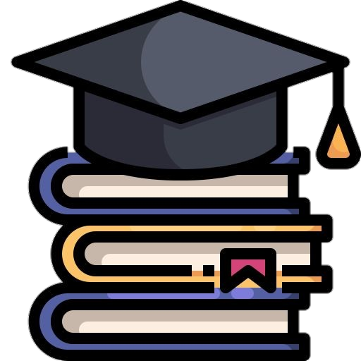 Graduation Cap and Books Vector Png