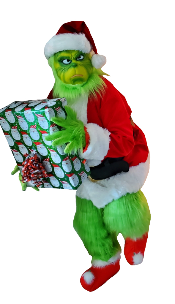 Grinch Stole Christmas Gift PNG