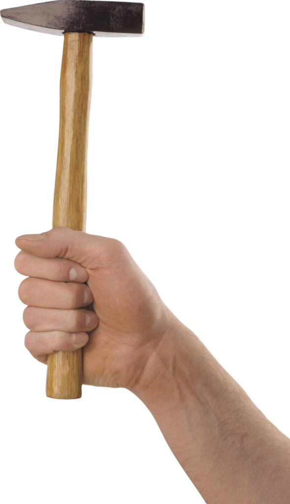 Hammer in Hand Png image