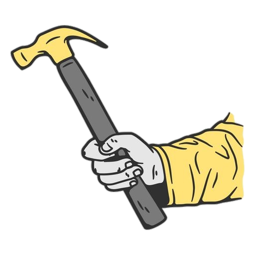Hammer in Hand Clipart png image