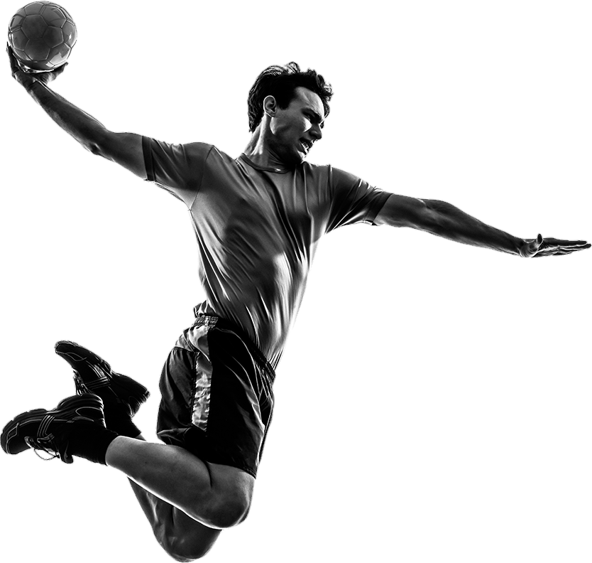 Handball Male Player Logo PNG & SVG Design For T-Shirts