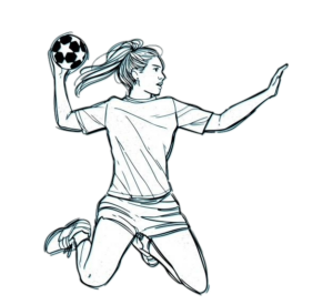 Football player Handball Drawing ball white symmetry png  PNGEgg