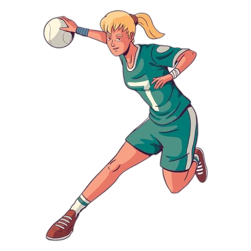 Handball Girl Player Clipart Png