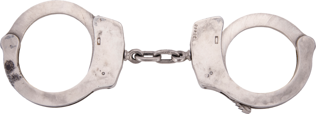 Silver Handcuffs Png