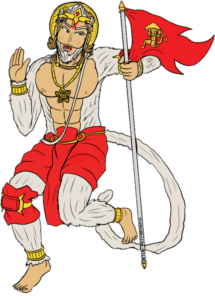 Angry Hanuman Png