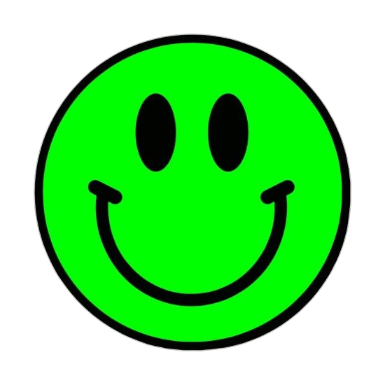 Green Happy Face Icon Png