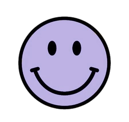 Violet Happy Face Png