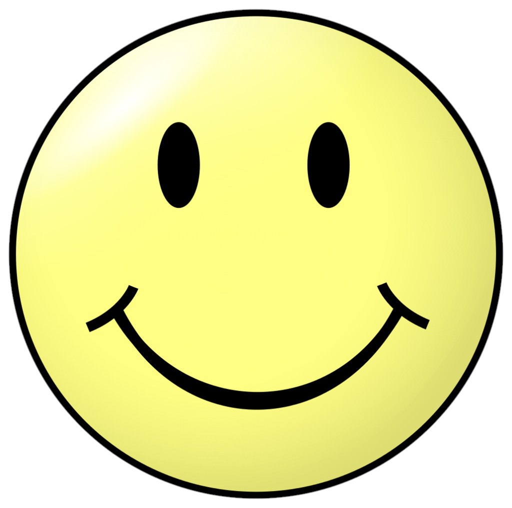 Yellow Happy Face clipart Png
