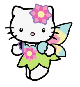Flying Hello Kitty png