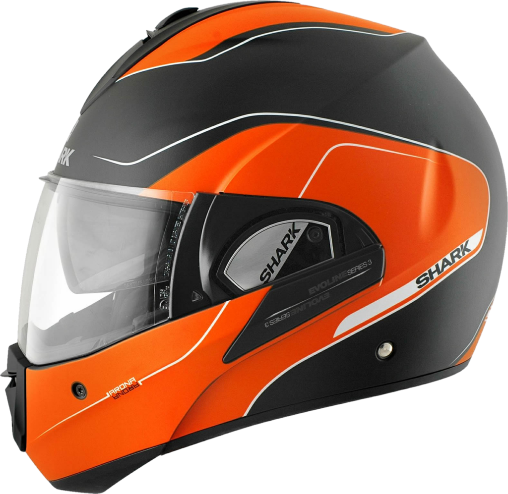 Orange Motorcycle Helmet Png