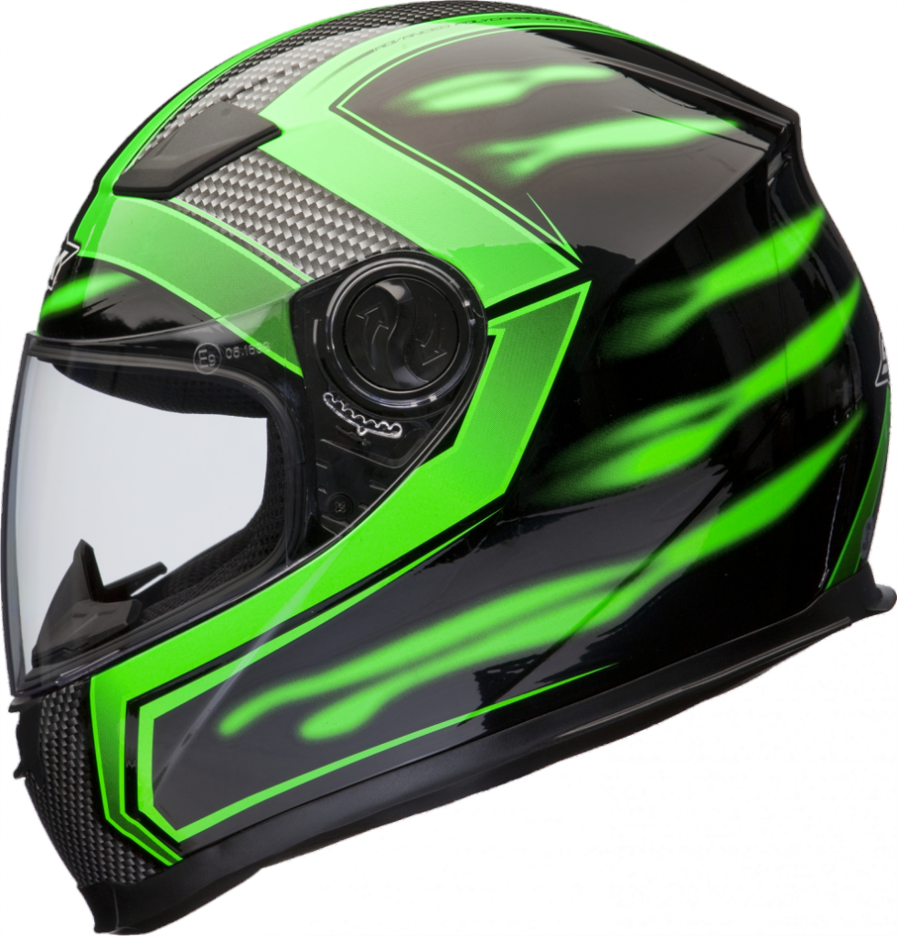 Green Motorcycle Helmet Png