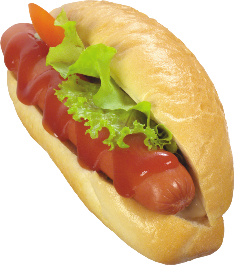 High-Resolution Hot Dog Png