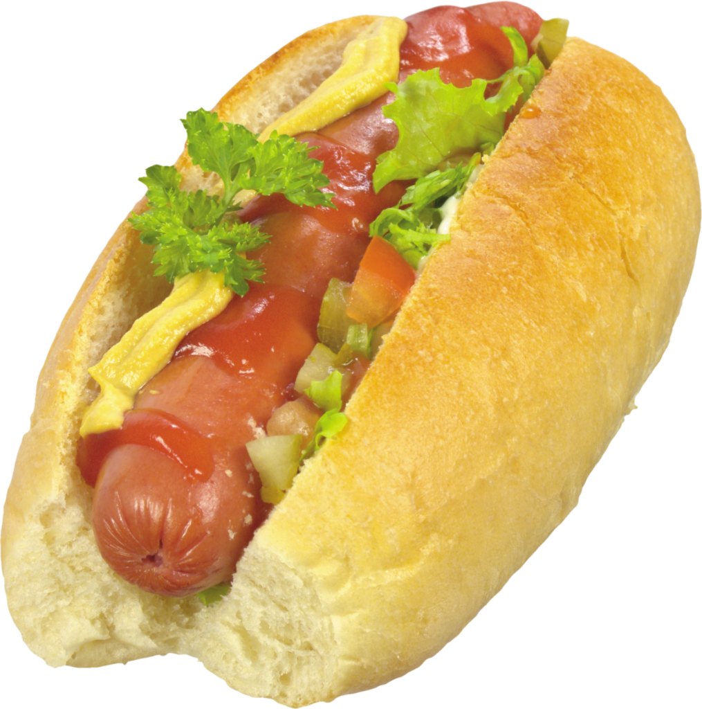 Real Hot Dog Png