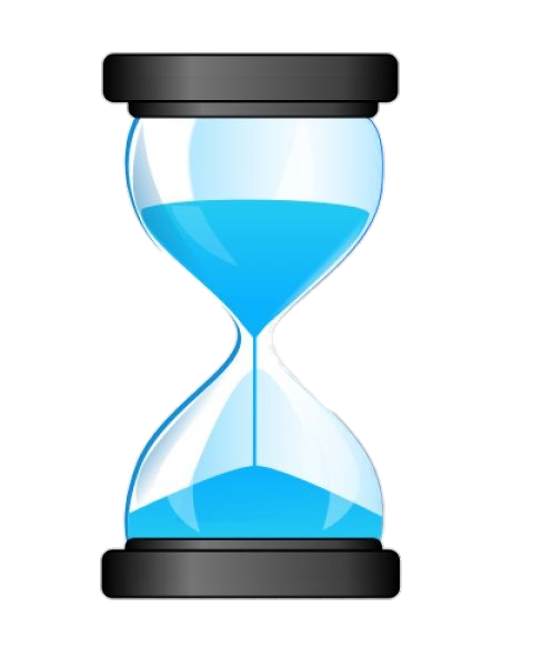 blue Hourglass Png
