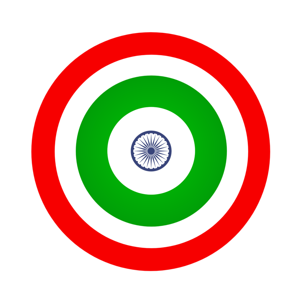 Indian Flag Round Png