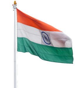 Flag of India Flying Png