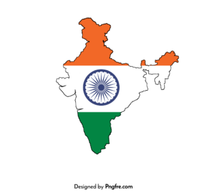 India Map, Flag of India Png