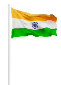 Flying Indian Flag Png