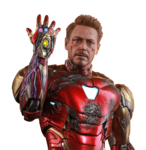 Tony stark Iron Man with Infinity Stones Png