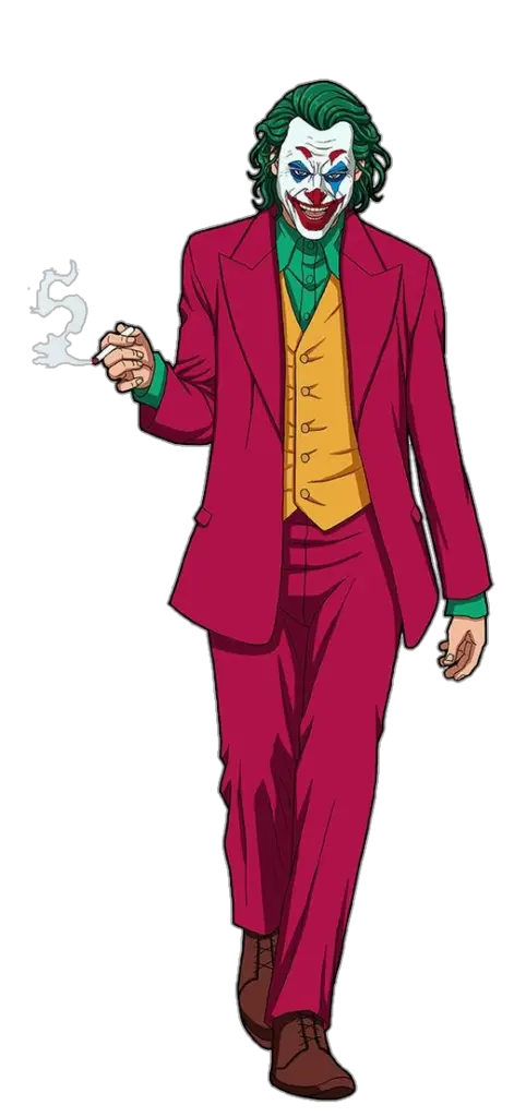 Walking Joker Clip Art Png