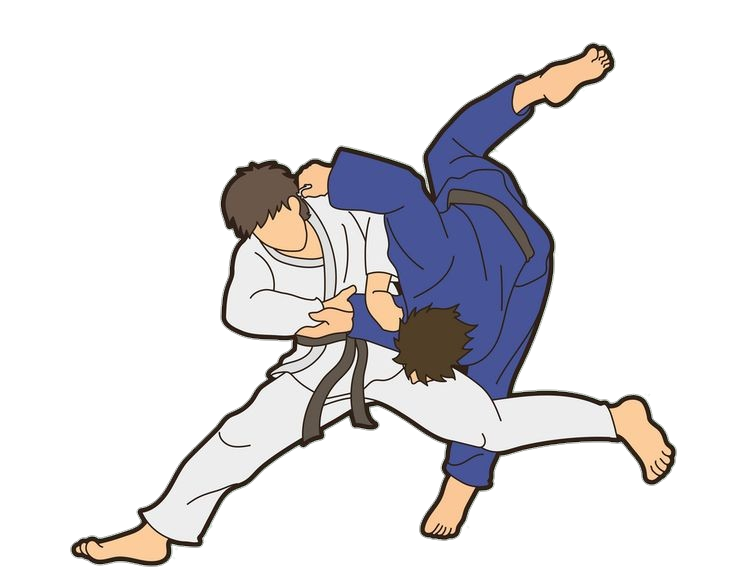 Judo fight Vector Png