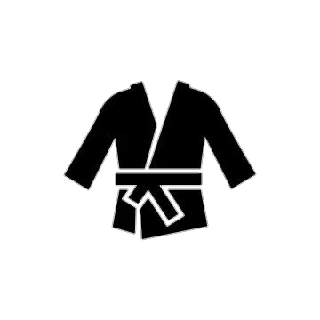 Judo Costume vector Png