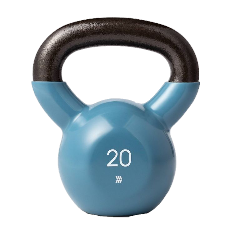 Fitness Vinyl Coated Kettlebell Weight 8kg PNG Images & PSDs for Download