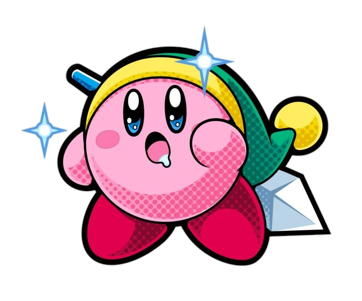 Kirby with Sword PNG