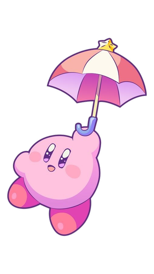 Flying Kirby Clipart PNG