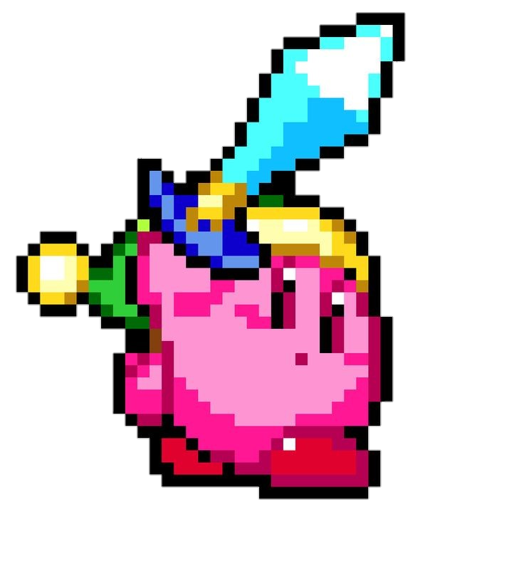 Pixel Kirby Battle Kirby PNG