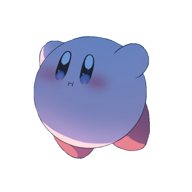 Flying Kirby Aesthetic PNG