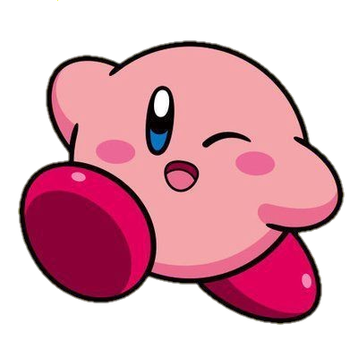 Cute Kirby clipart PNG