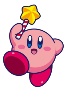 Cute Kirby cartoon PNG